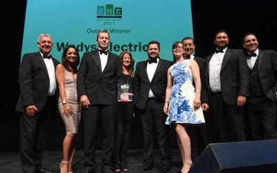 SME Awards 2017 Overall winner Wadys Electrical